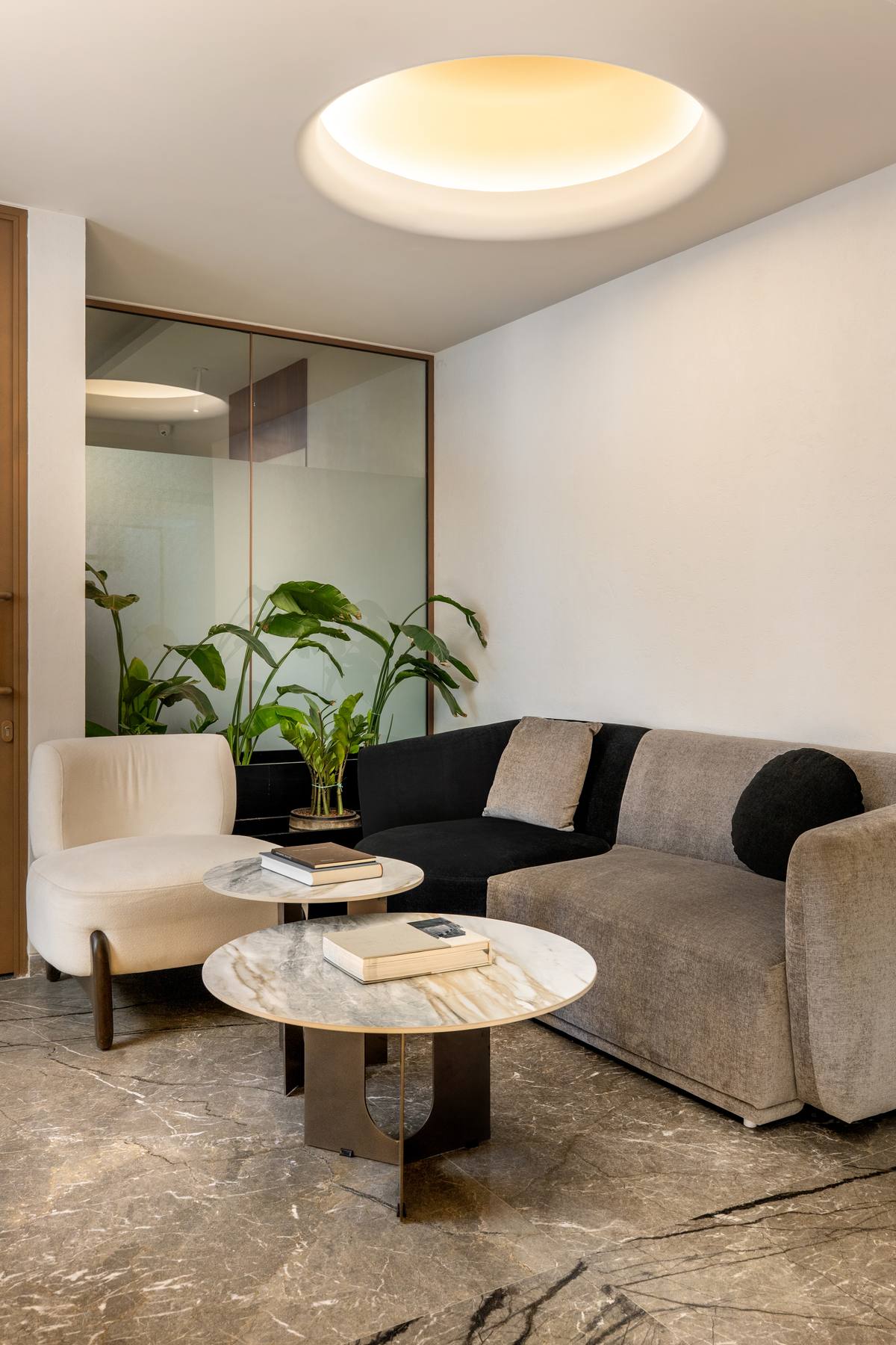 Final handover of completed commercial interior project